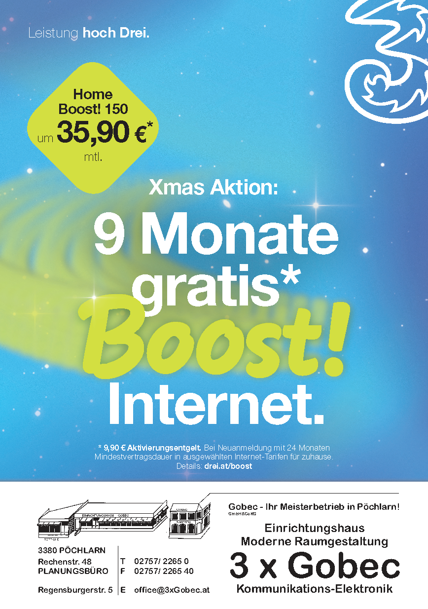 Drei BestPartner DATA XMAS Flyer Gobec
